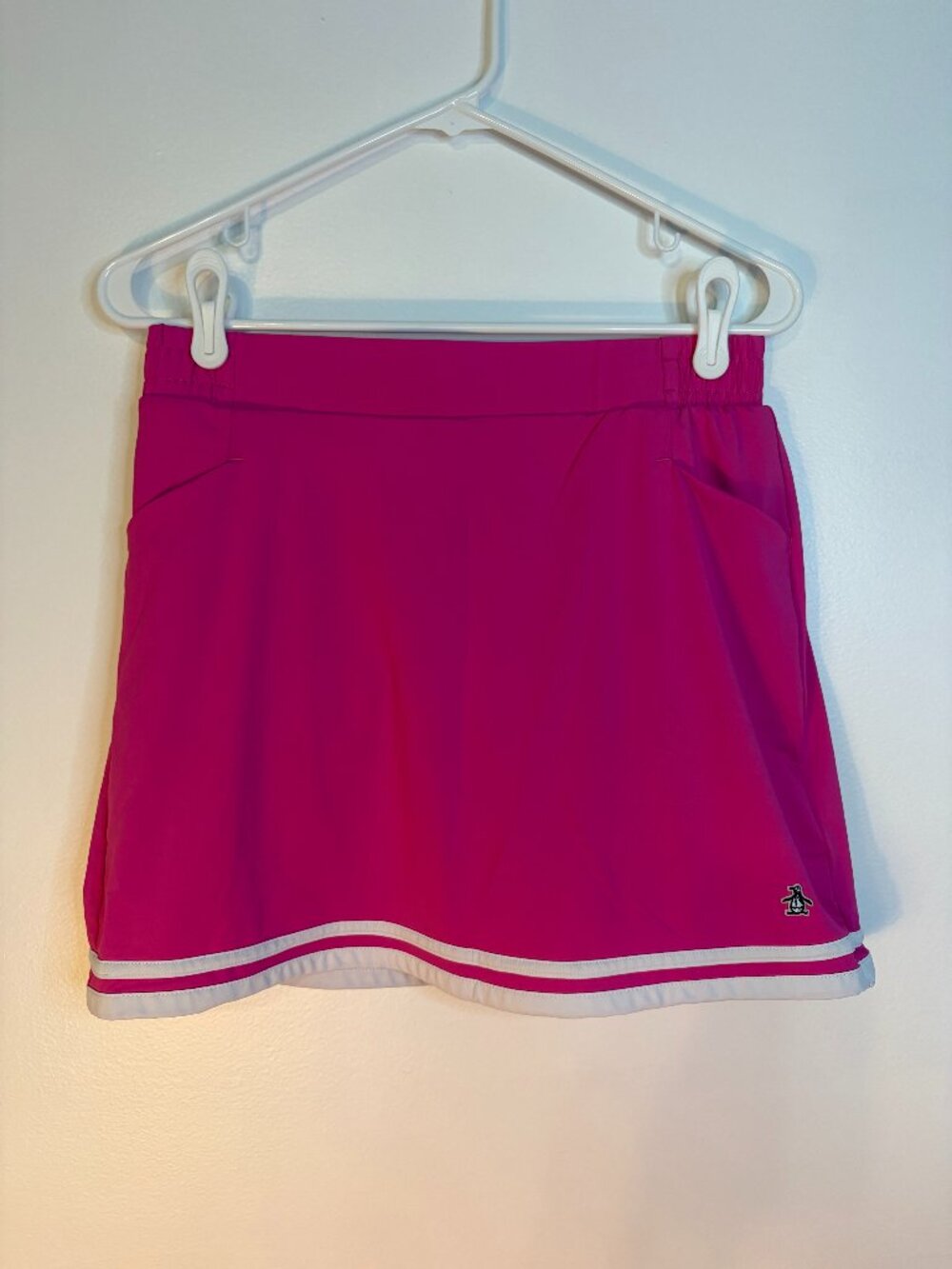 Penguin by Musing Wear Pink White Athletic Skirt